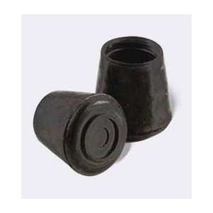  Shepherd 1 1/8 Black Rubber Leg Tips (24Pk)