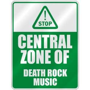  STOP  CENTRAL ZONE OF DEATH ROCK  PARKING SIGN MUSIC 