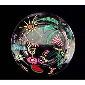  Caribbean Excitement Design   Snack/Cake Plate   7 inch 