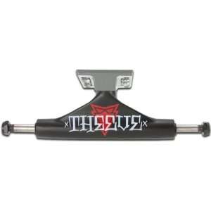  Theeve Tiax 5.25 Vato Black Gun Skate Trucks: Sports 