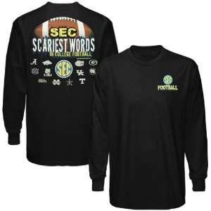  NCAA SEC Scariest Conference Black Long Sleeve T shirt 