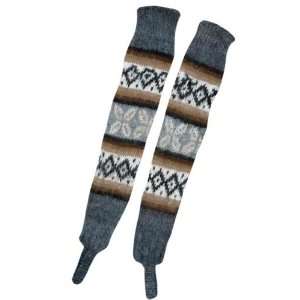  Alpaca Legwarmers   Grey 