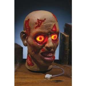  Moaning Light Up Zombie Head 