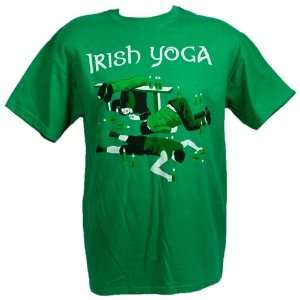  St. Patricks Day Shirt   Irish Yoga   Medium Sports 