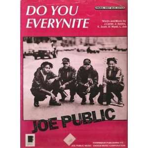  Sheet Music Do You Everynite Joe Public 124 Everything 