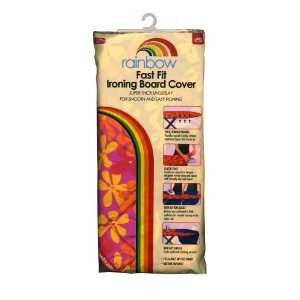  Rainbow Fast Fit Ironing Board Cover: Health & Personal 
