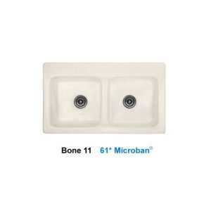   Advantage 3.2 Double Bowl Kitchen Sink with Three Faucet Holes 28 3 61
