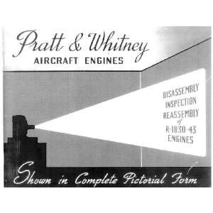   1830   43 Aircraft Engine Disassembly Manual: Pratt & Whitney: Books
