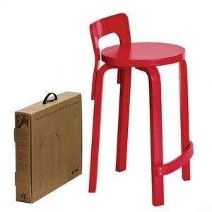 : aalto high chair K65 lacquered seat & legs gift box by alvar aalto 