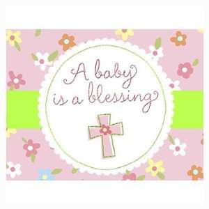  Blessed Baby Girl   Girl Baby Shower Invitations   8 Count 