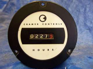 CRAMER CONTROLS 632E ELECTRICAL HOUR METER 115 VOLT AC  