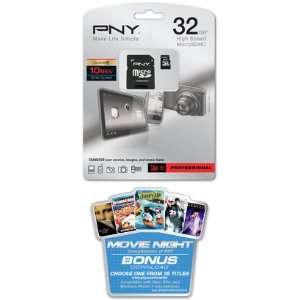  PNY 32 GB Micro SDHC Card with Adapter: Electronics