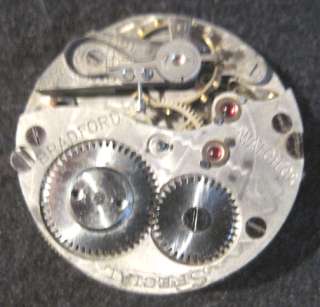ANTIQUE EARLY 1900S BRADFORD SPECIAL 1 5/8 POCKET WATCH FOR PARTS 