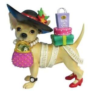  Shopaholic Chihuahua Figurine