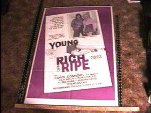 YOUNG RICH & RIPE MOVIE POSTER CAROL CONNORS  