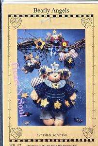 Bearly Angels Craft Pattern Packet by Homespun at Heart  