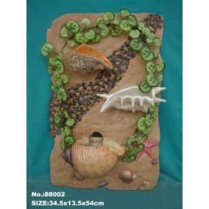  Sea Shells 3 D Wall Water Fountain: Home & Kitchen