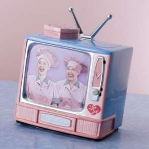  I Love Lucy TV Shaped Ceramic Cookie Jar * Sports 