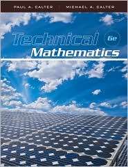 Technical Mathematics, (0470534923), Paul A. Calter, Textbooks 