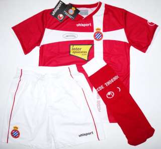 Espanyol Full Boys Junior Kit Football Shirt Soccer Jersey Spain Top 