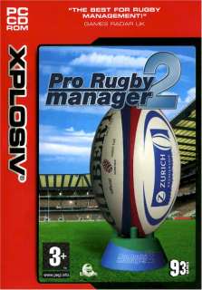 PRO RUGBY MANAGER 2 * PC CD ROM * BRAND NEW 5017783026276  