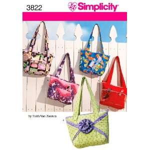  Simplicity Sewing Pattern 3822 Accessories, One Size: Arts 