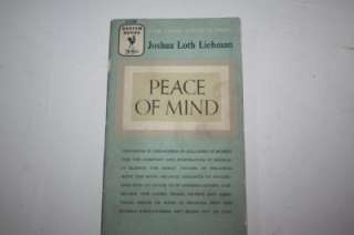 Peace Of Mind by RABBI Joshua Loth Liebman best seller  
