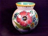 Zuid Holland Gouda Art Pottery Floral Vase  