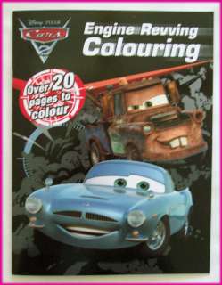 DISNEY CARS 2   Awesome COLOURING IN Colour in BOOK Lightning McQueen 