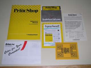 CIB   The Print Shop by Broderbund   Commodore 64 & 128  