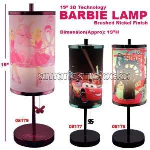 Barbie 3D Lenticular Image LampBarbie animated lamp,Disney Princess 