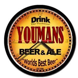  YOUMANS beer and ale cerveza wall clock: Everything Else