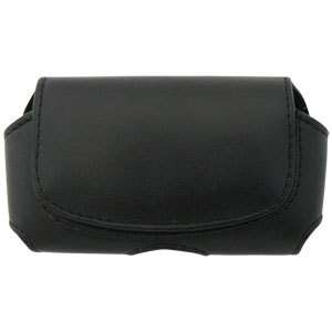 BLACK HORIZONTAL POUCH FOR TRACFONE NET10 LG 320G  