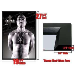   : Framed Tupac 2Pac Rip 3D Lenticular Illusion Poster: Home & Kitchen