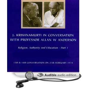   Audible Audio Edition) Jiddu Krishnamurti, Allan Anderson Books