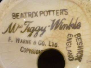 Beatrix Potter Mrs.Tiggy Winkle Beswick Figure BP 2a  