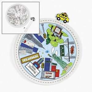  Color Your Own New York Travel Wheels   Craft Kits 