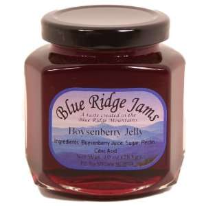 Blue Ridge Jams: Boysenberry Jelly, Set of 3 (10 oz Jars):  