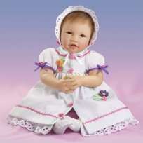 Dressed To Delight So Truly Real Baby Girl Doll by Waltraud Hanl IN 