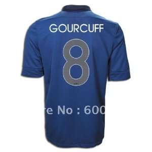   france home no.8 yoann gourcuff soccer jersey