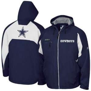  Men`s Dallas Cowboys Midweight Shuttle Coaches Jacket 