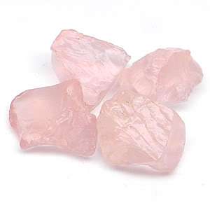 75.40CT/4pcs.ROSE PINK 100% NATURAL QUARTZ BRAZIL ROUGH  