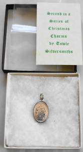 Towle 12 Days of Christmas Sterling Charm 2 Turtledoves  