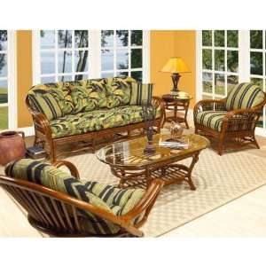   48000 4pcs621 Amarillo 4 Piece Seating Set in Urban Mahogany 48000