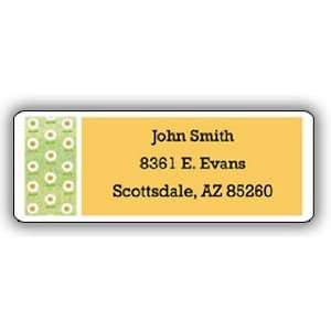  Flowers Yellow Address Label: Office Products