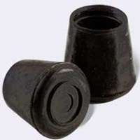 LOT (24) 9762 BLACK 1 RUBBER CHAIR LEG FURNITURE TIP  