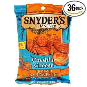 Snyders of Hanover Cheddar Cheese Pretzel Sandwiches, 2.125 Ounce 