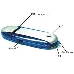  VR 4GB Flash Drive Voice Recorder Now with Time & Date 