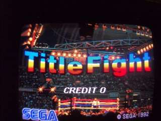Sega Title Fight double arcade game working  
