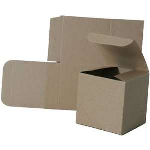  4x4x4 Open Lid Kraft Gift Boxes   Sold individually 